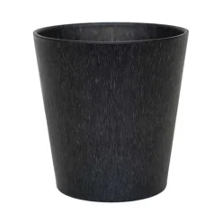 Pula Recylable Planter Black H25Cm D24Cm