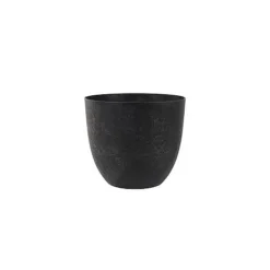 Pot Bola Black H33Cm D38Cm