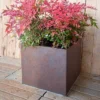 Weathered Iron Planters