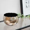 Hammered Bowl Nickel/Black 30Cm