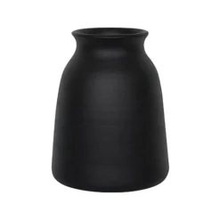 Akemi Vase Carbon Black H26CM W21CM