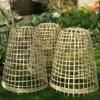 Bamboo Bell Cloche & Garden Plant Protection Cover - Medium