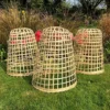 Bamboo Bell Cloche & Garden Plant Protection Cover - Large