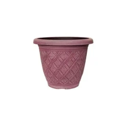Woven Blossom Planter 33cm Pastel Festival Fuchsia Effect