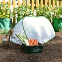 Pop Up Mini Insect Mesh Grow Tunnel & Veg Bed Cover