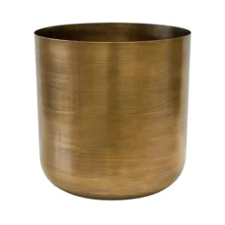 Indoor Chelsea Brass Planter H26Cm D25Cm