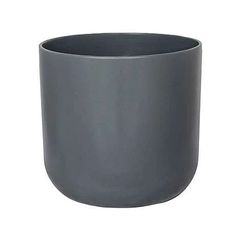 Lisbon Planter Charcoal H26Cm D26Cm