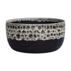 Marble Reactive Glaze Bowl H12.5Cm D25Cm
