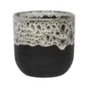 Marble Reactive Glaze Planter H21Cm D21Cm