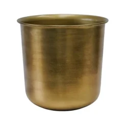 Outdoor Hampton Antique Brass Metal Planter H25Cm W21.5Cm