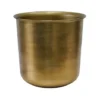 Outdoor Hampton Antique Brass Metal Planter H28Cm W27.5Cm