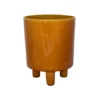 Pisa Mustard Planter H24Cm D20Cm