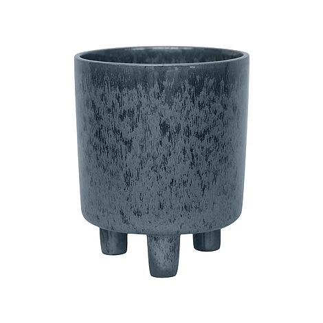 Pisa Reactive Glaze Planter Glacier Blue H24CM D20CM