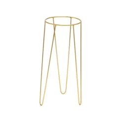 Pianta Stand In Gold H35Cm D19Cm