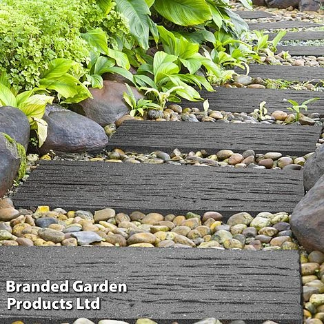 Eco-Friendly Grey Stepping Stone Rail Road Sleepers - Image 2