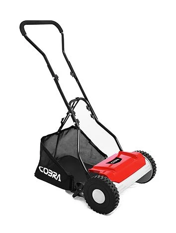 Cobra HM381 Hand Cylinder Mower 38cm (15in) With Grass Bag - Image 2